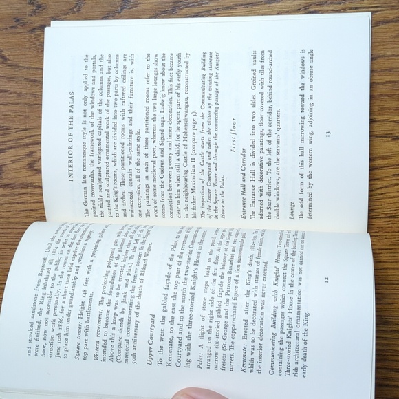 Vintage 1966 Neuschwanstein Castle Paperback Booklet Nonfiction Travel History - Picture 8 of 16